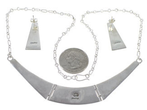 Native American Design Black Jade Multicolor Necklace Set GS62279